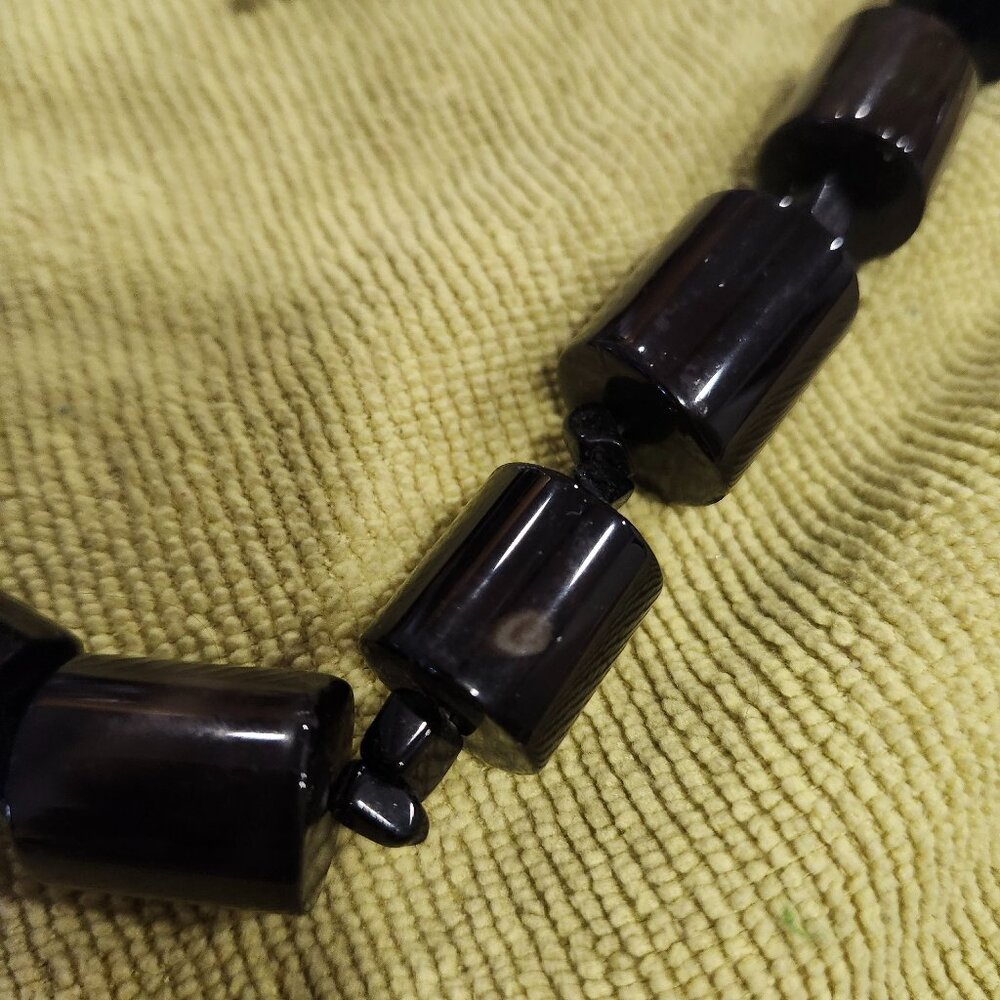 Onyx Beaded Necklace
